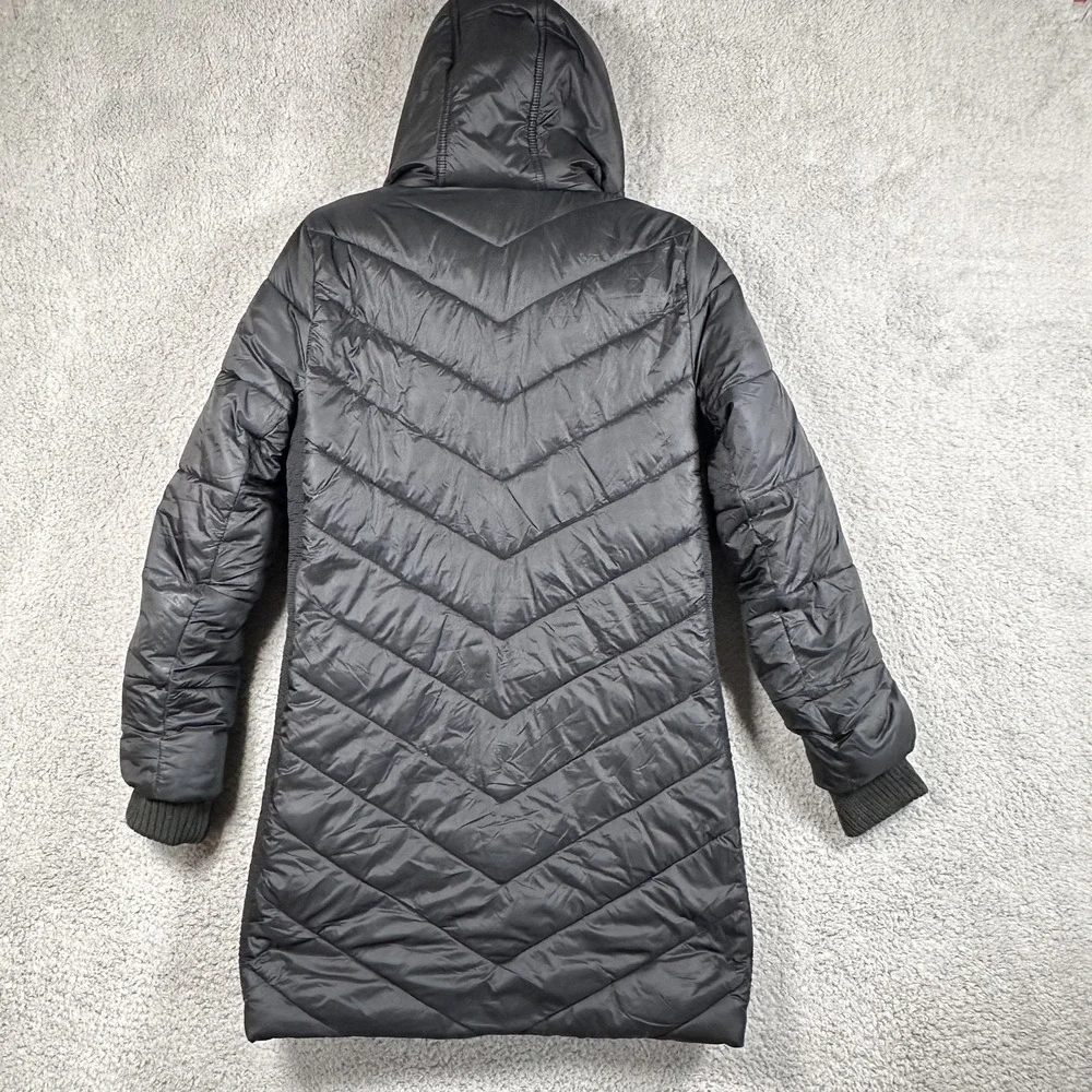Abercrombie & Fitch Jacket Womens Medium Hooded Puffer Water Wind‎ Resistant